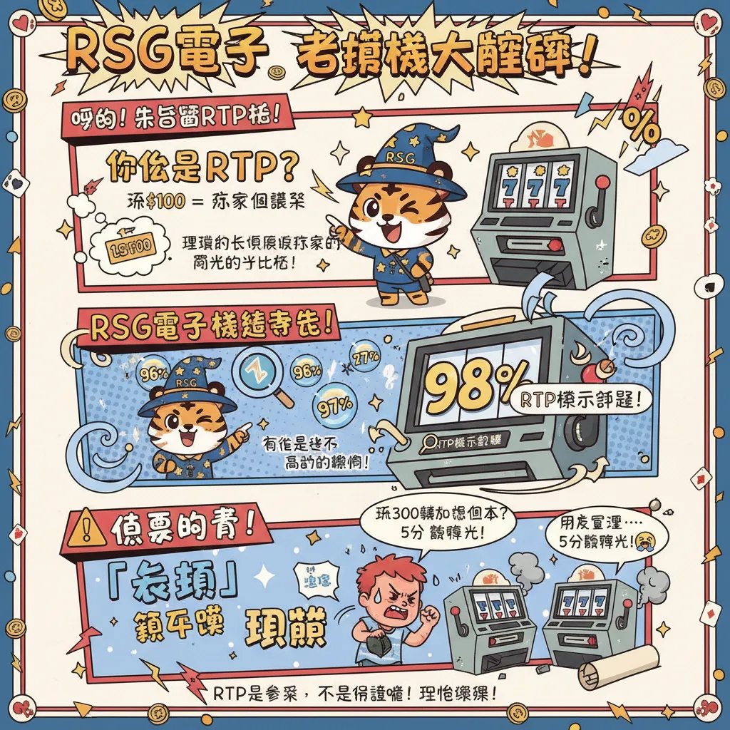 RSG電子老虎機攻略：掌握RTP玩家回饋率與爆分技巧